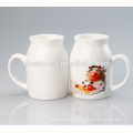 Tasse de lait en céramique Sublimation New Arrival-450ml